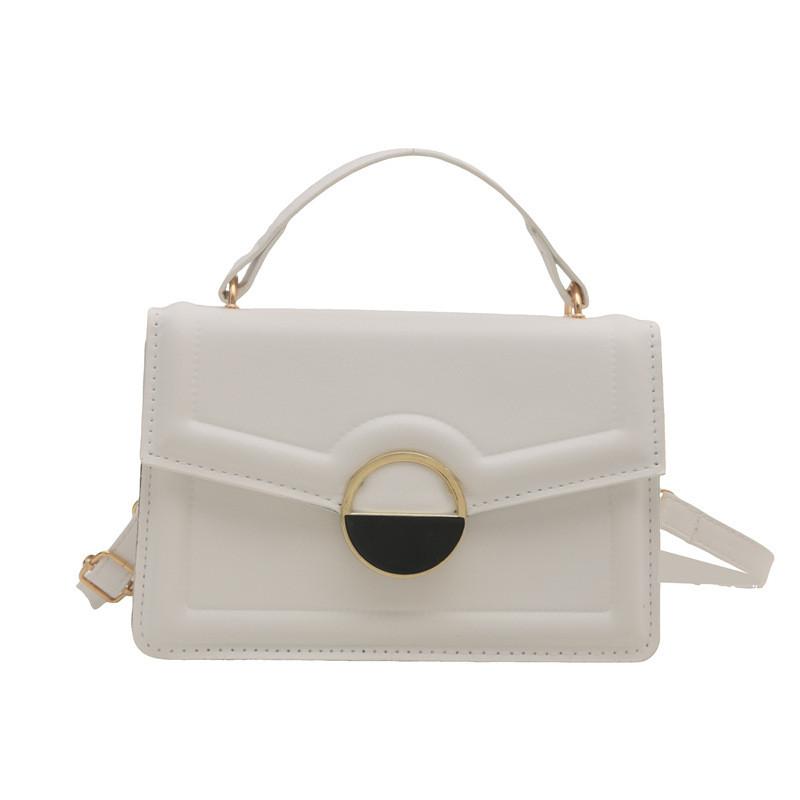 Trendy Street Style Pu Shoulder Bag For Women Available In Black Pink Blue And White Chic And Versatile