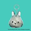 Rabbit Hair Storage Box Pendant Keychain Pet Hair Keepsake Box Pet Memorial Collection Box Bag Pendant Diy Decoration Gift