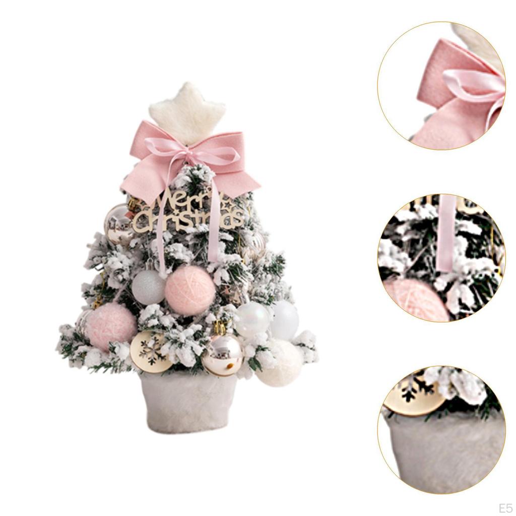 Mini Christmas Tree with Light Table Decoration for Living Room Porch Indoor