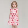 Girls Summer Floral Rayon Spaghetti Strap Princess Dress Kids Beach Sundress Cotton Silk Casual Party Wear