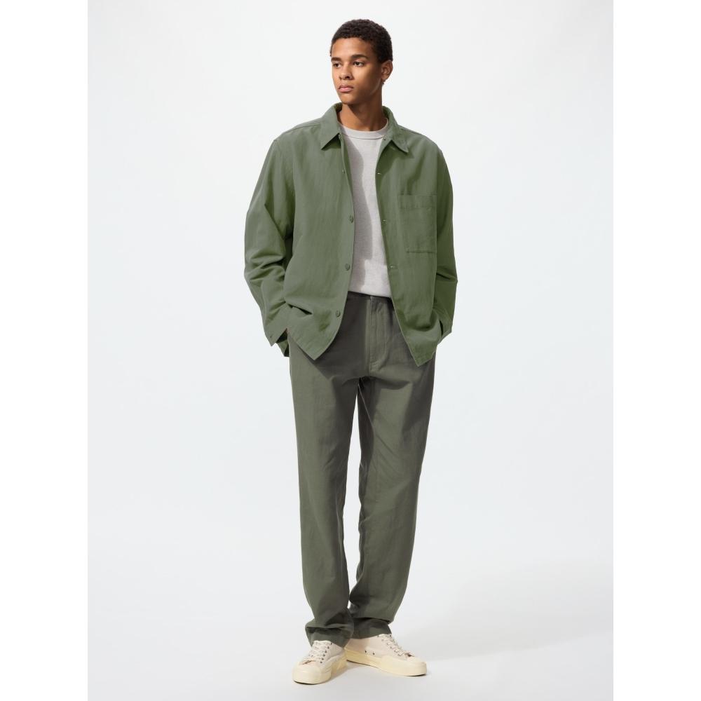 Uniqlo Japan Linen Blend Easy Pants Long