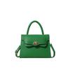 Korean Version of Fashion Handbag Bag Women's Bag 2025 New Simple Solid Color Small Square Bag Versatile Shoulder Messenger Bag