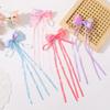 Gradient Bow Tassel Hairpins New Chinese Style Children Sweet Girls Lovely Hair Clips Women Barrettes Hairgrips Hair Accessories