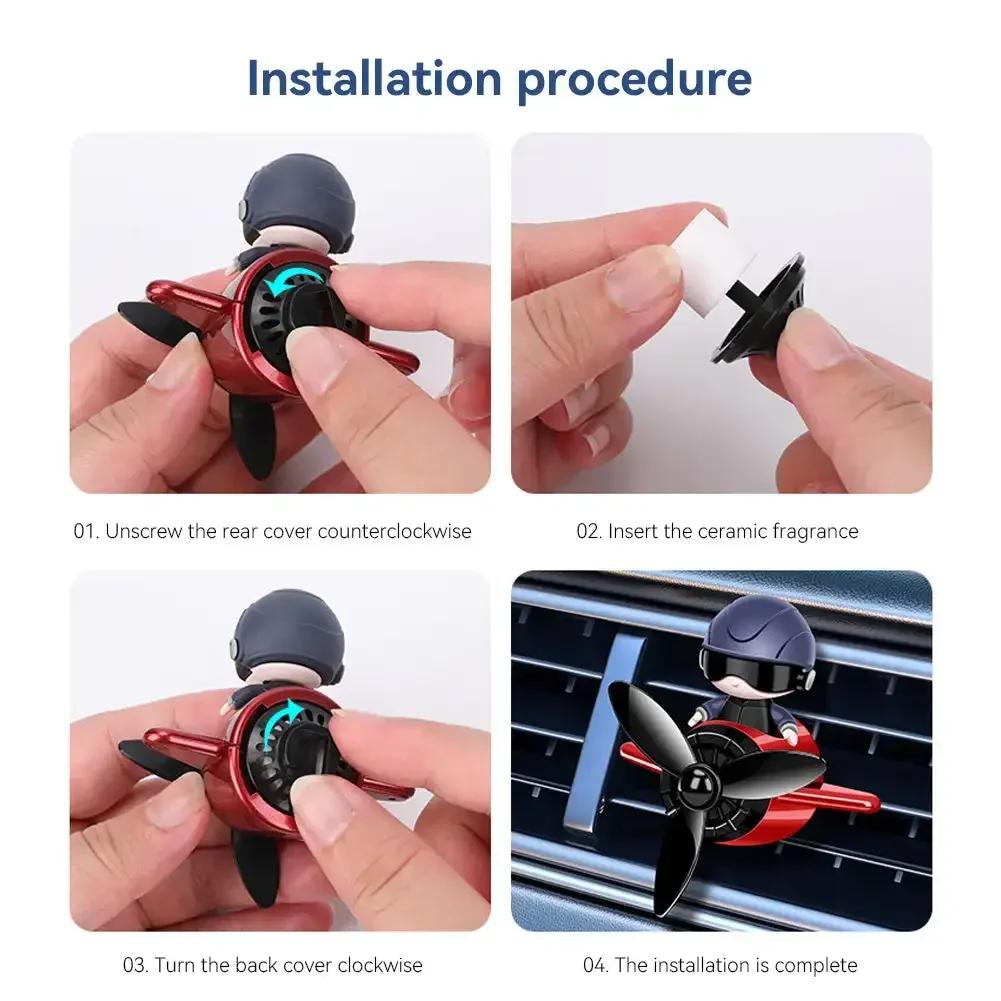 Astronaut Air Outlet Stil Auto Innendekoration Lieferungen Cartoon Kreative Duft Dauerhafte Duft Auto Aromatherapie