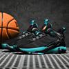Flying woven men's shoes spring new mesh breathable youth basketball large size sports shoes venom casual high-top sneakers