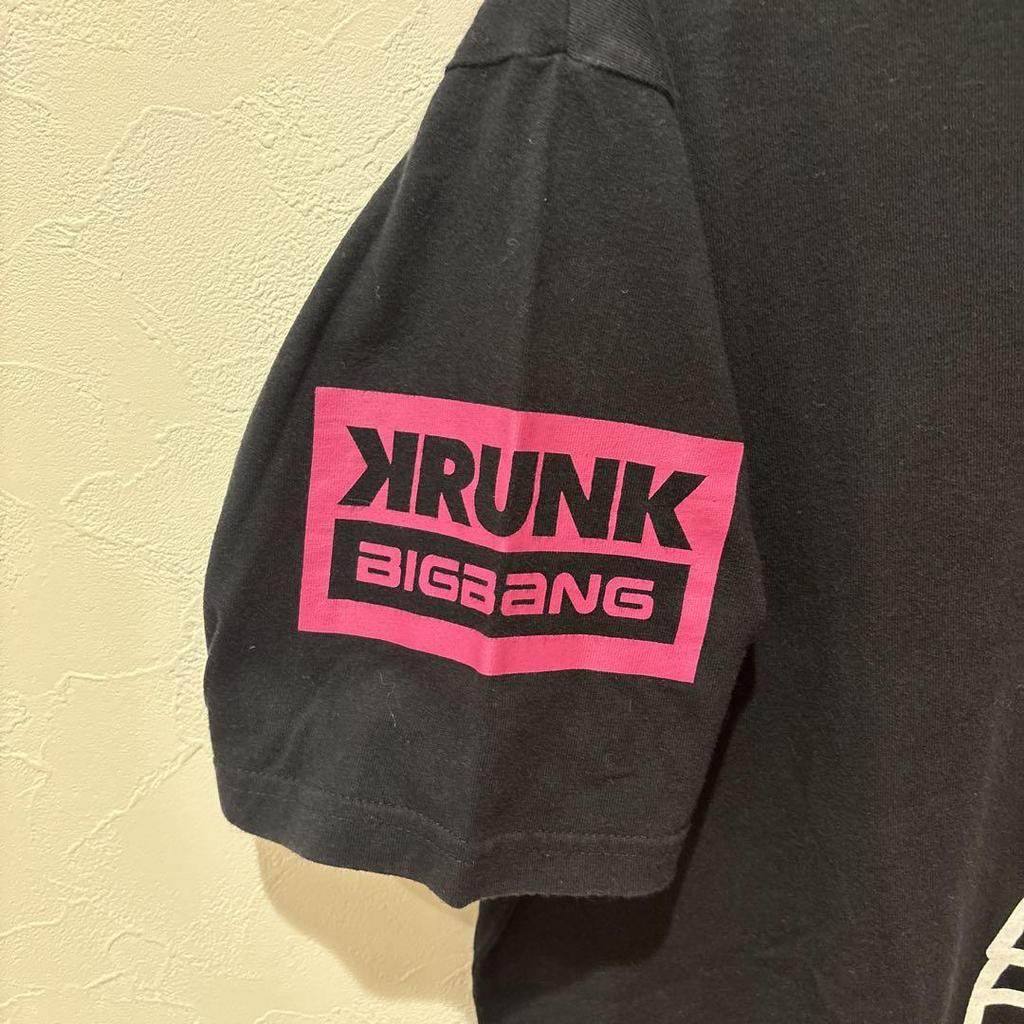 [USED] KRUNK X BIGBANG G-DRAGON Collaboration T-shirt, Black, Korean Style