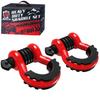 High-Strength American Style Die-Forged Bow Shackles for Trailer Hitch 1/2" Lifting Hook Buckle