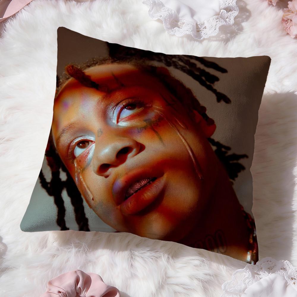 

Rapper T-Trippie ReddS Cushion Cover Premium Comfort Reversible Pillow Cove -Two in One Design for Any Room & Car Interior 30cmx30cm