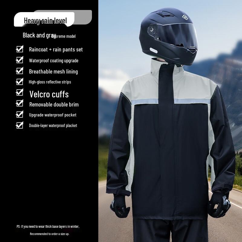 KarLot Men s Split Motorcycle Rain Suit L-XXXXL