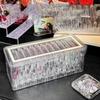 Transparent Coffee Capsule Storage Box Acrylic Dolls Clothes Storage Rack  Kitchen