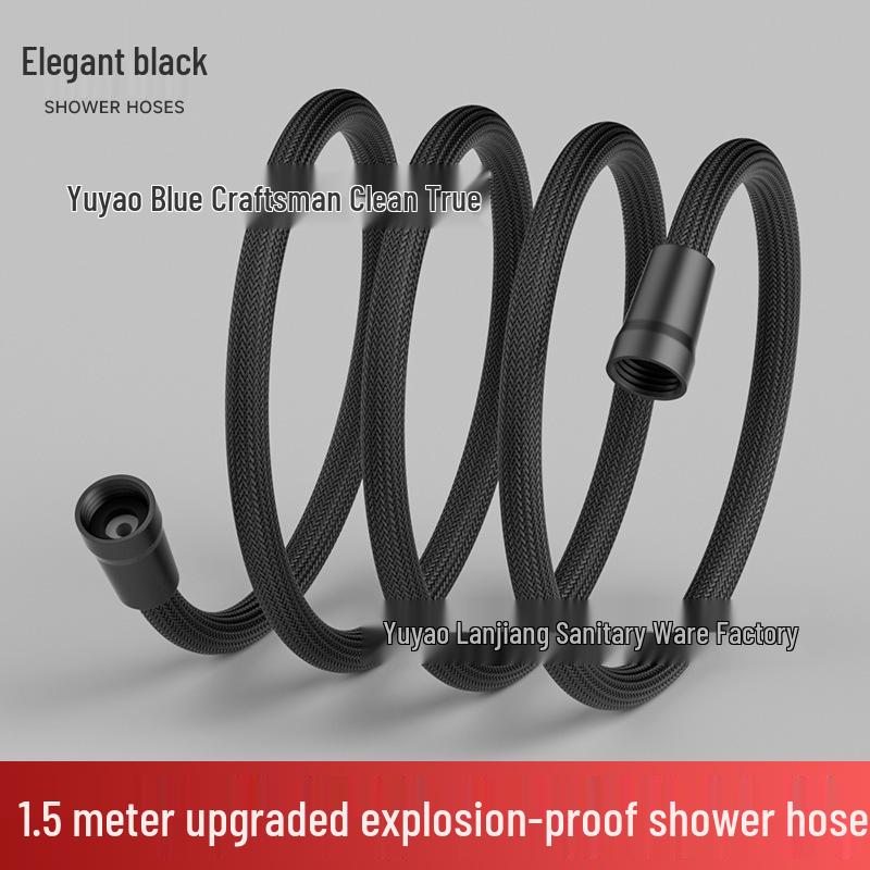 1.5m/2m Explosion-Proof Electroplated Anti-Knotting Shower Hose