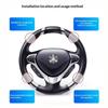 Easy-Grip Silicone Steering Wheel Knob 360° Smooth Rotation One-Hand Operation With Built-In Non-Slip Grip & Metal Bearing