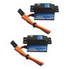 J-ouuo Blue Digital Servo, 12KG, High Sensitivity, Anti-Interference, with Metal Servo Arm for 1/10 RC Car Boat