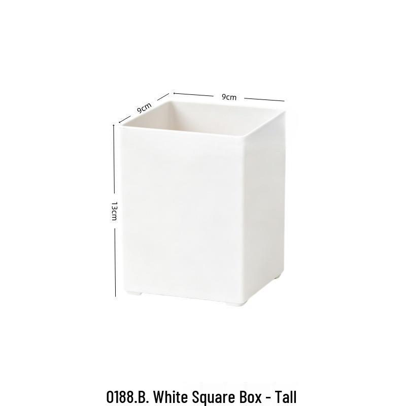 Kitchen Drawer Storage Box with Built-in Compartment Dividers for Cutlery, Stationery, and Cosmetics