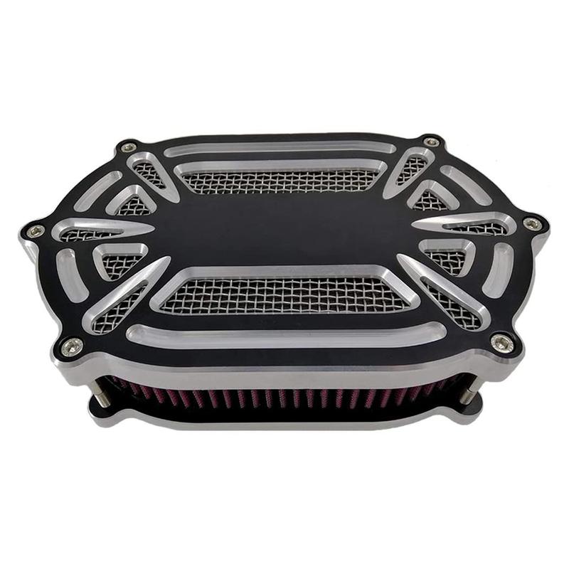 Motorcycle Oval Air Filter Intake Cleaner Kit for Harley XL Sportster 883 Softail Dyna Touring Big Twin Cam FLT FLST FXDLS M8