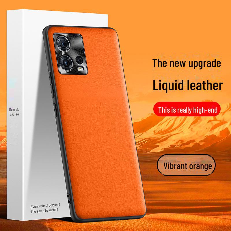 

Защитный чехол Liquid Leather для Motorola S30pro — защита от падений, доставка одной частью Motorola S30 Pro