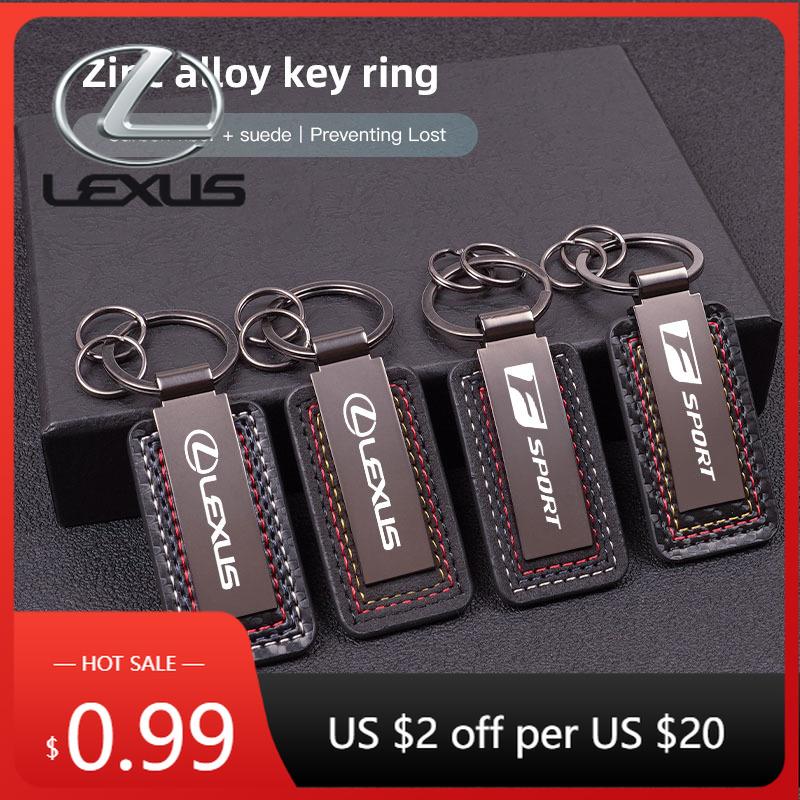 Interior Stickers Lexus Logo Zinc Alloy Key Chain Car Personalized Keychain For Lexus FSPORT LBX NX RX 350h 450h ES UX 300e GS G GC0