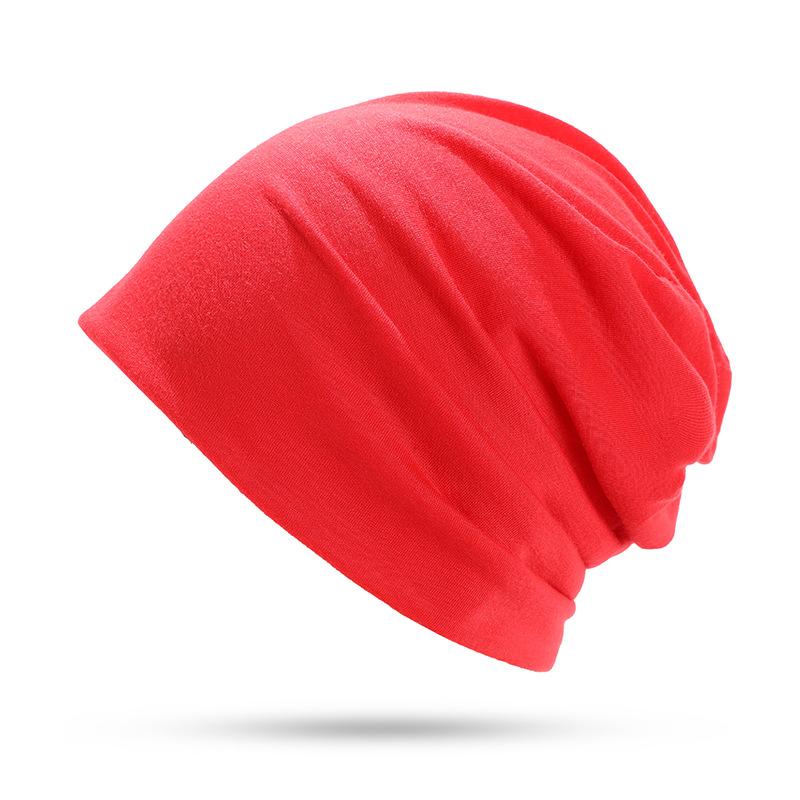 Cotton Slouchy Beanie Hip-Hop Soft Lightweight Running Beanie Adult Dwarf Hat Chemo Cap For Men Women Hip-Hop Sleep Cap Stretchy