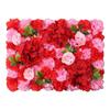 Handmade Artificial Flower Wall Panels Realistic Romantic Rose Wedding Background Durable 60X40cm Wedding Wall Backdrop