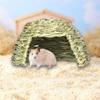 Baby Rabbit Hideaway Hut Bunny Grass Tunnel Hand Woven Nest Toy for