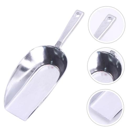 IWOWHERO Aluminum Alloy Ice Shovel, Stainless Steel, Refrigerator Ice Shovel, Multi-Function Shovel, Kitchen Scoop, Food Shovel, Ice Maker Scoop, Comm