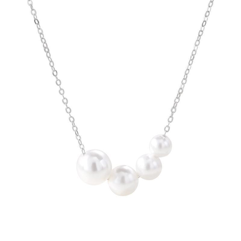 Baroque bead necklace female French retro elegant light luxury ins style high-end accessories