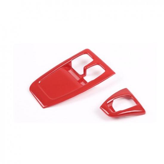 Cover Trim Bright Red Window Lift Panel Switch 2009~2015 For Benz Smart Fortwo