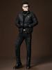 European Men's Short Down Jacket with White Duck Down, Winter Trendy Embroidered Warm and Cold-Resistant Men's Coat