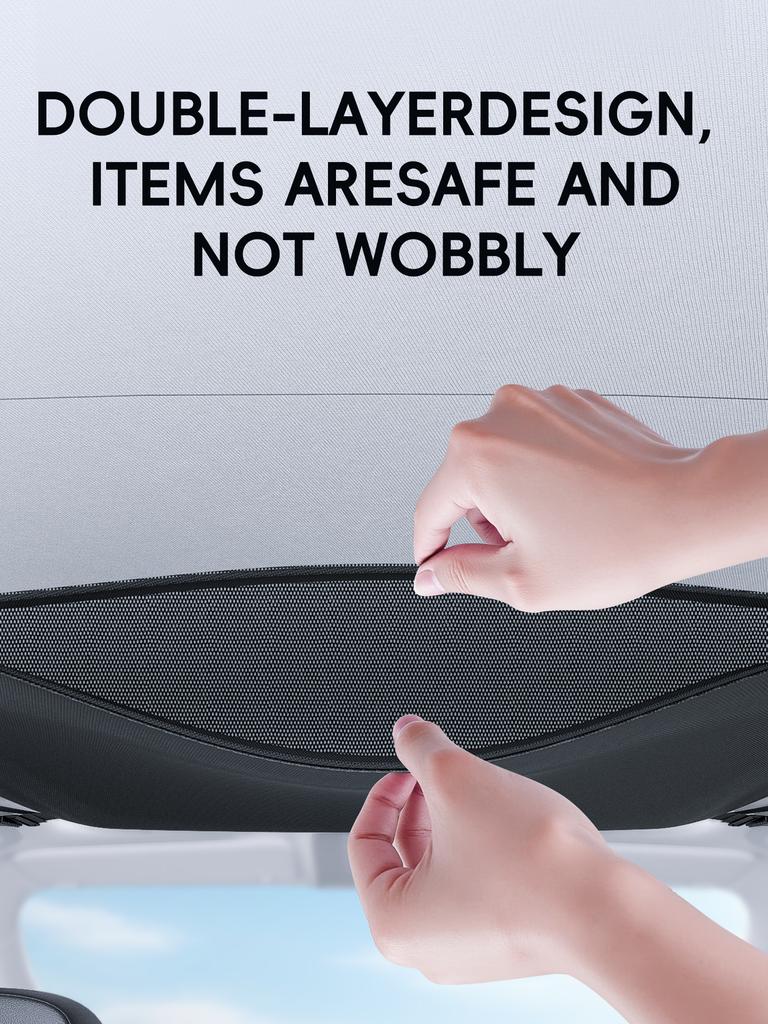 Super Large Capacity Car Roof Storage Bag Multifunctional Oxford Cloth Hanging Bag for Interior Storage