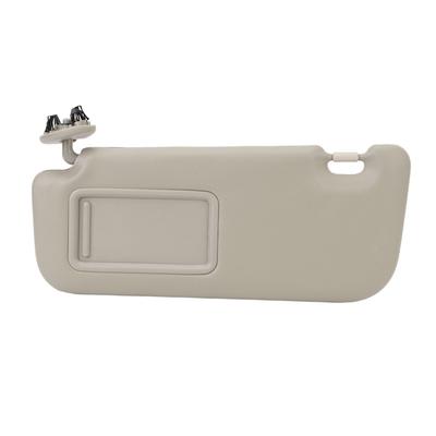 Pare-soleil PU Beige Pare-soleil Miroir avec Miroir de Maquillage Remplacement pour Toyota Corolla 2007 à 2013