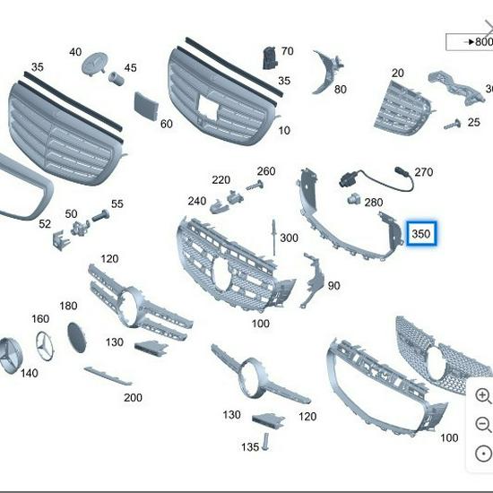 Air Duct Grille Deflector for Mercedes-Benz W213 E300