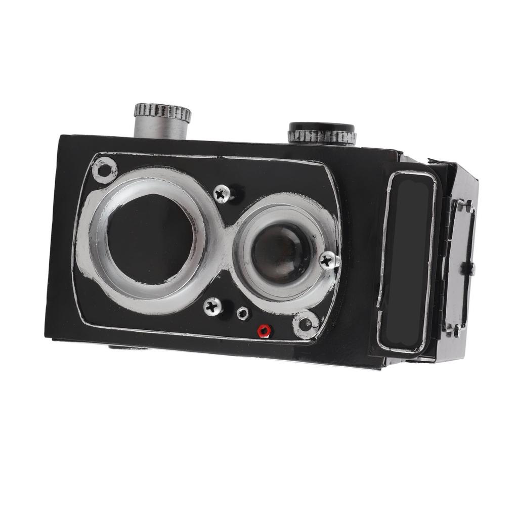 Vintage Camera Statue Reduced Pressure Iron Desktop Retro Camera Ornaments for Home Decoration