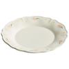 Hand-Painted Floral Tableware: French Countryside Plate & Lace Ceramic Rice Bowl