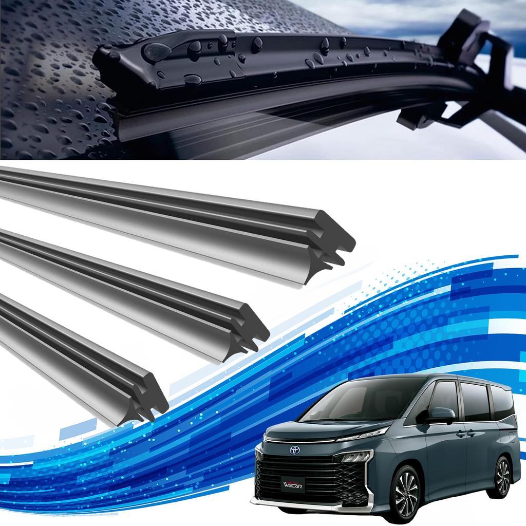 Toyota VOXY NOAH 90 Series Replacement Rubber Compatible Size Genuine Replacement Set Natural Rubber