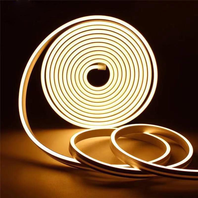 12V2835 Waterproof LED Silicone Neon Light Strip for Advertising Signs. Ideal for Luminous Characters and Linear Soft Lighting.