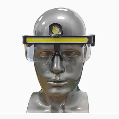 Usb Charging Goggles Multifunctional Full View Large Floodlight Led Headlights Goggles For Night Cycling Activities