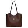 Fashion large-capacity bag women's 2025 autumn and winter retro shoulder bag Korean version niche high-end casual women's bag