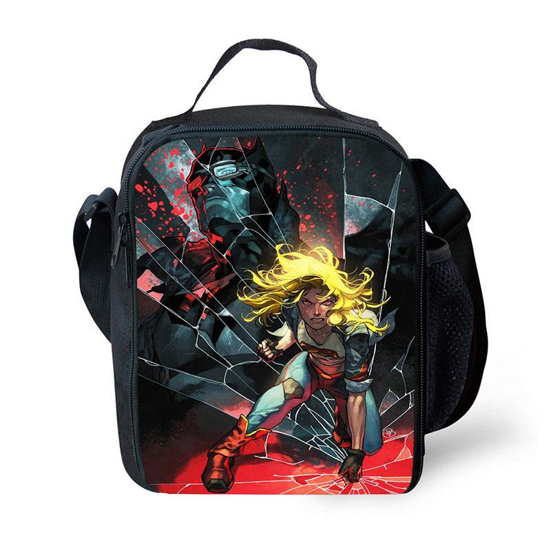 Spiderman Lithe 3d Printing Insulated Lunch Bag With Large Capacity For Kids