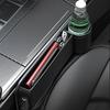 2Pcs Balck Multifunction Seat Gap Storage Bag Organizer Box W/Phone Cup Holder