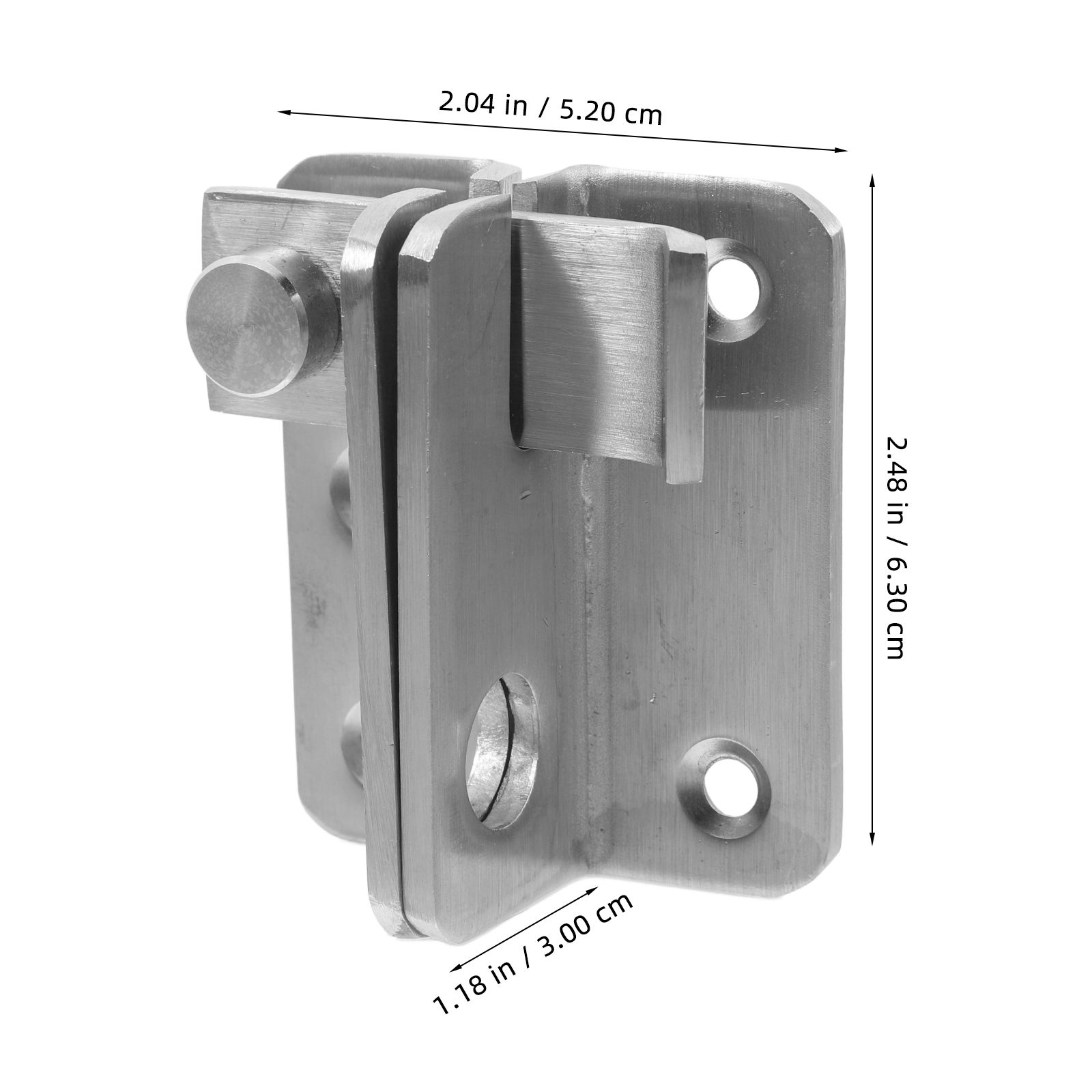

Heavy Duty Thickened Stainless Steel Door Lock Flip Gate Latch Bolt Security Door Security Latch Strong Door Bolt срібний
