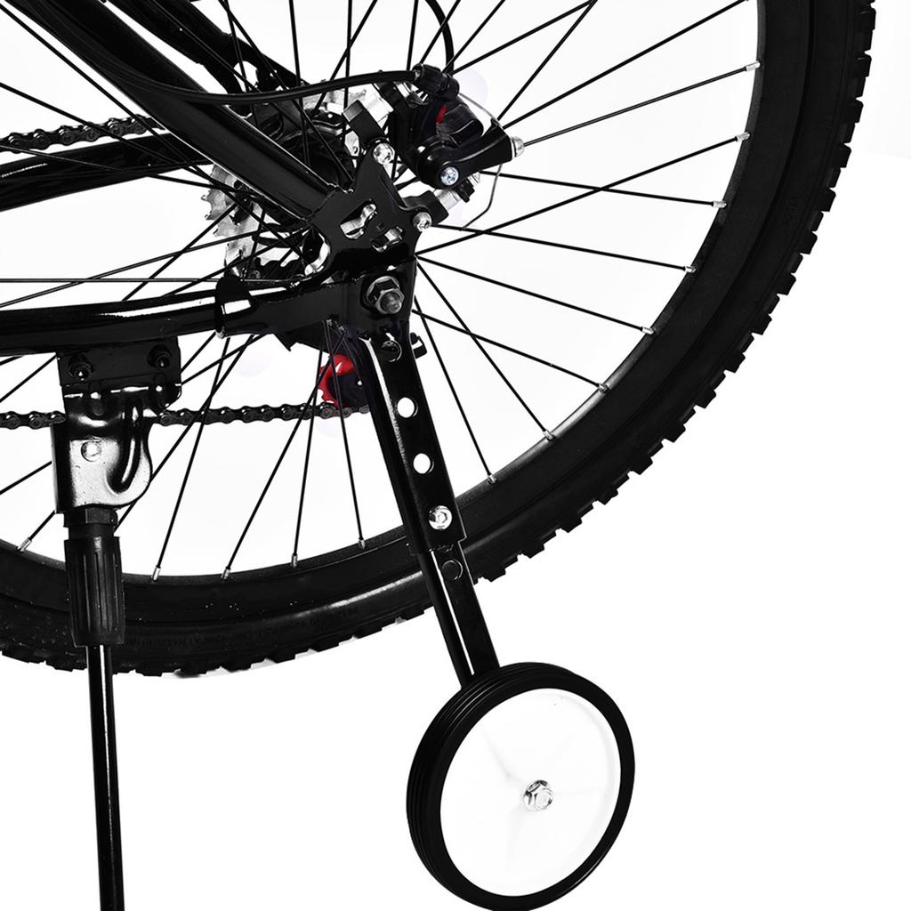 Speed Training Wheels for Kids Bikes 16 To 22 (Black)