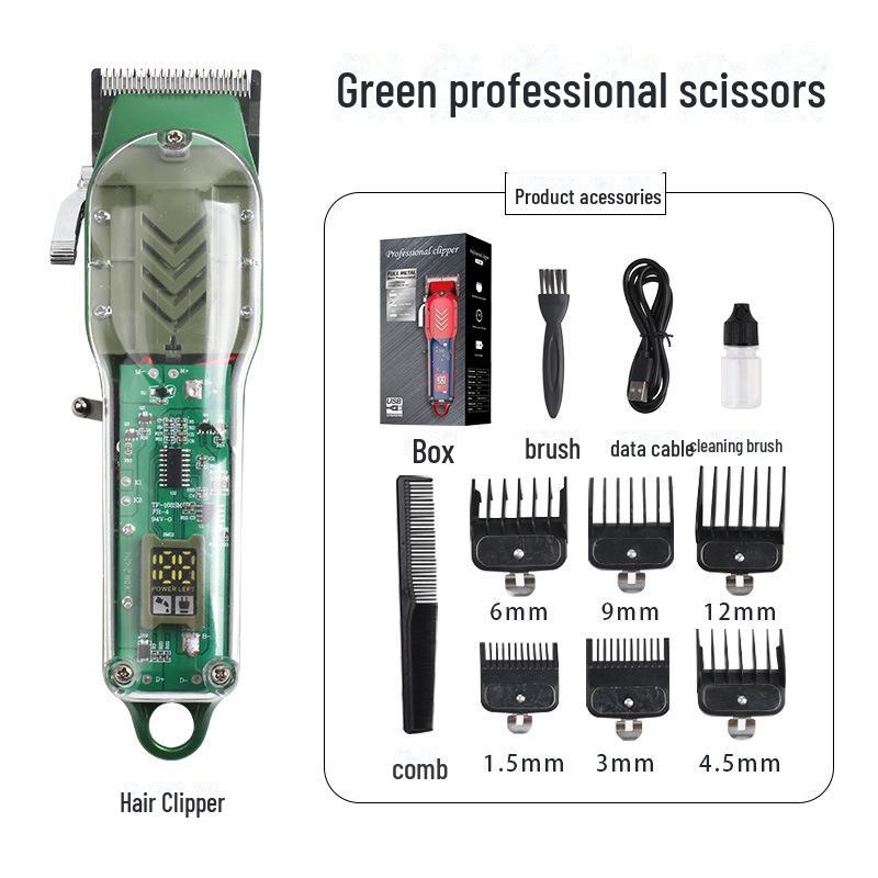 Professional Electric Hair Clipper & Trimmer Set for Haircuts and Shaving