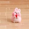 Creative Mini Cute Rabbit Small Ornament Cartoon Kawaii Bunny Micro Landscape Decoration Crafts Car Interior Accessories Gifts