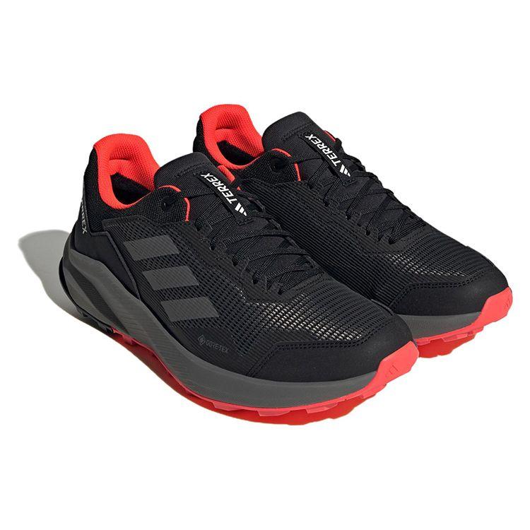 Adidas Terrex Trailrider GORE-TEX Schwarz Solarrot Herren Sneaker Core-Black Grey-Four HQ1233