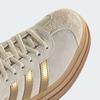 adidas GAZELLE BOLD W EXCLUSIVE for SNIDEL IH6781 Unisex Originals Sneakers Cream White / Cream White / Brown Desert