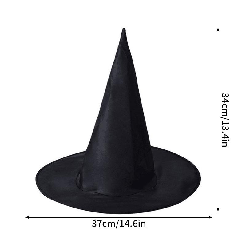 Chapéu de Bruxa LED Decoração Halloweeen Exterior Chapéu LED Bruxa Cosplay Dia dos Mortos Mexicano Festa Bola Mago Cosplay Para