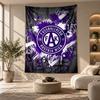 Decorative Tapestry,Austria Wien FC Printed Wall Art, Lightweight Wall Hanging For Bedroom Background