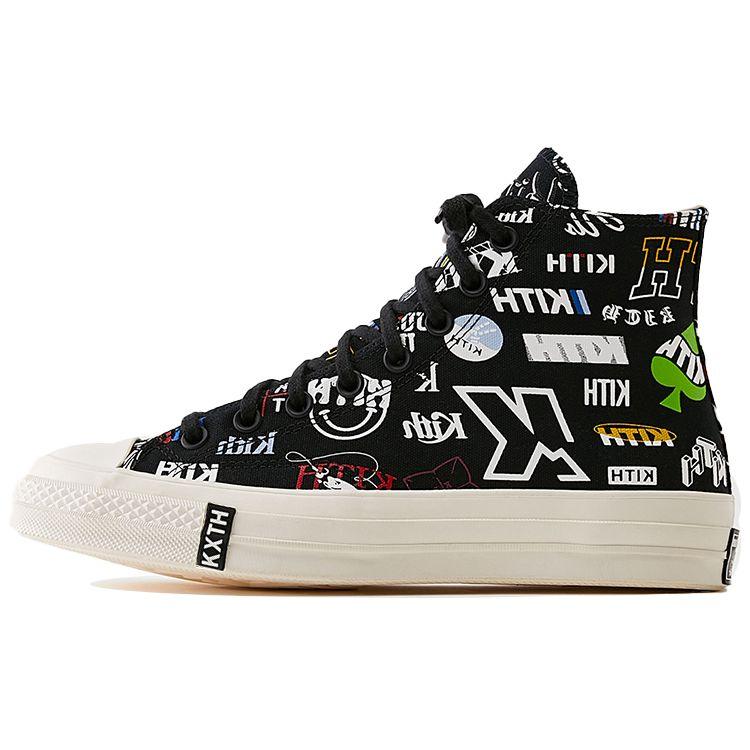 

Kith x Converse Chuck 70 High 10-та річниця - Чорні унісекс кросівки Multi Egret 172465C 42