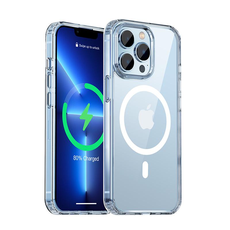 

Подходит для чехла для телефона IPhone13promax, Магнитный защитный чехол Apple Magsafe, Прозрачный кошелек, Противоударный Apple 13pro