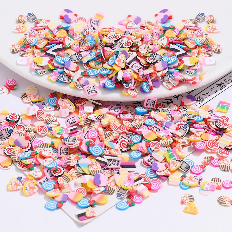 Colorful Beads & Sugar Grain Hairpins – Handmade with Love & Soft Clay DIY Cream Glue